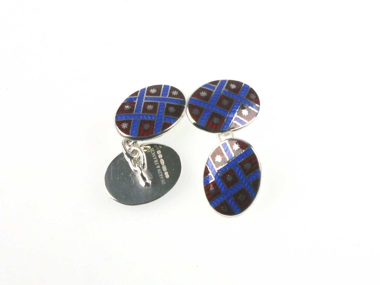 Constellation Sterling Silver & Vitreous Enamel Cufflinks 206
