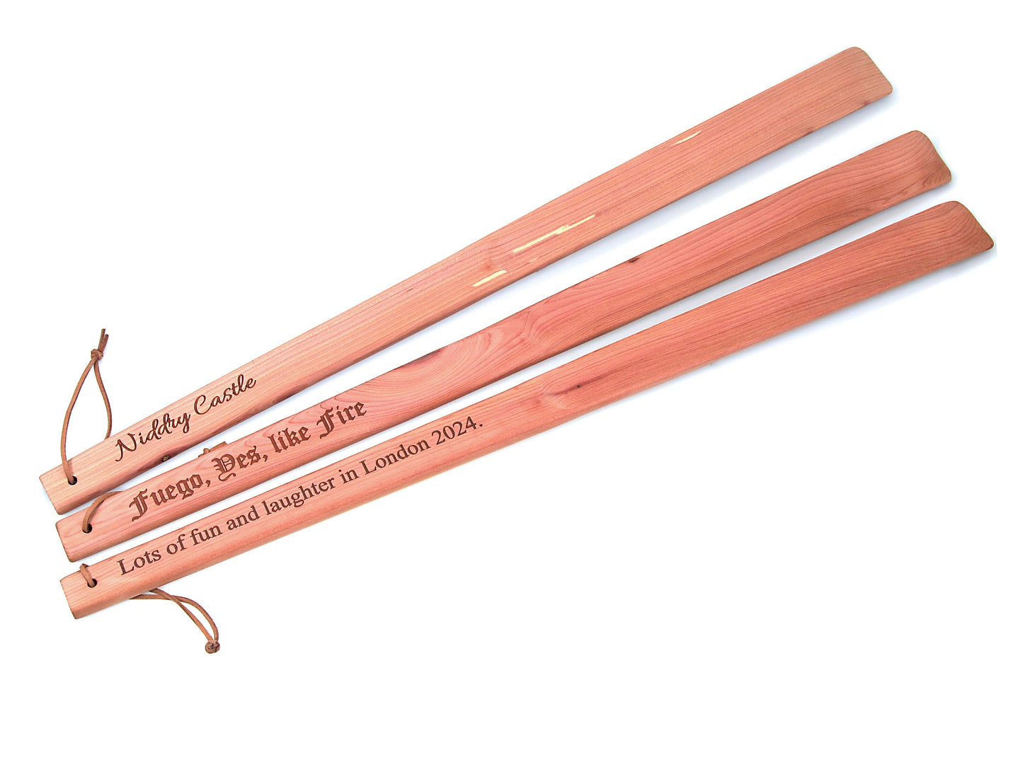 60cm Long Cedar Wood Shoe Horn