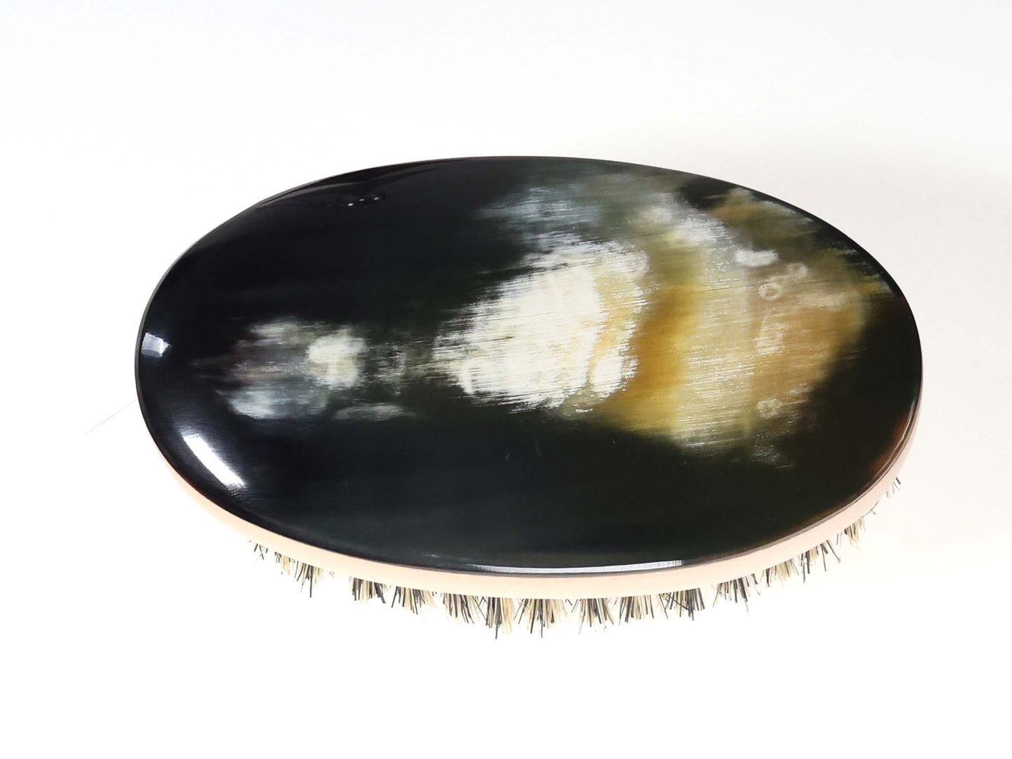 Engravable Real Horn Hair Brush-HB251