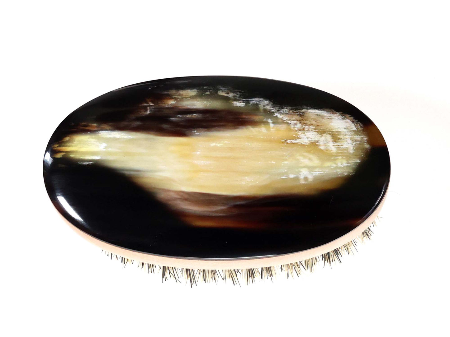 Engravable Real Horn Hair Brush-HB257