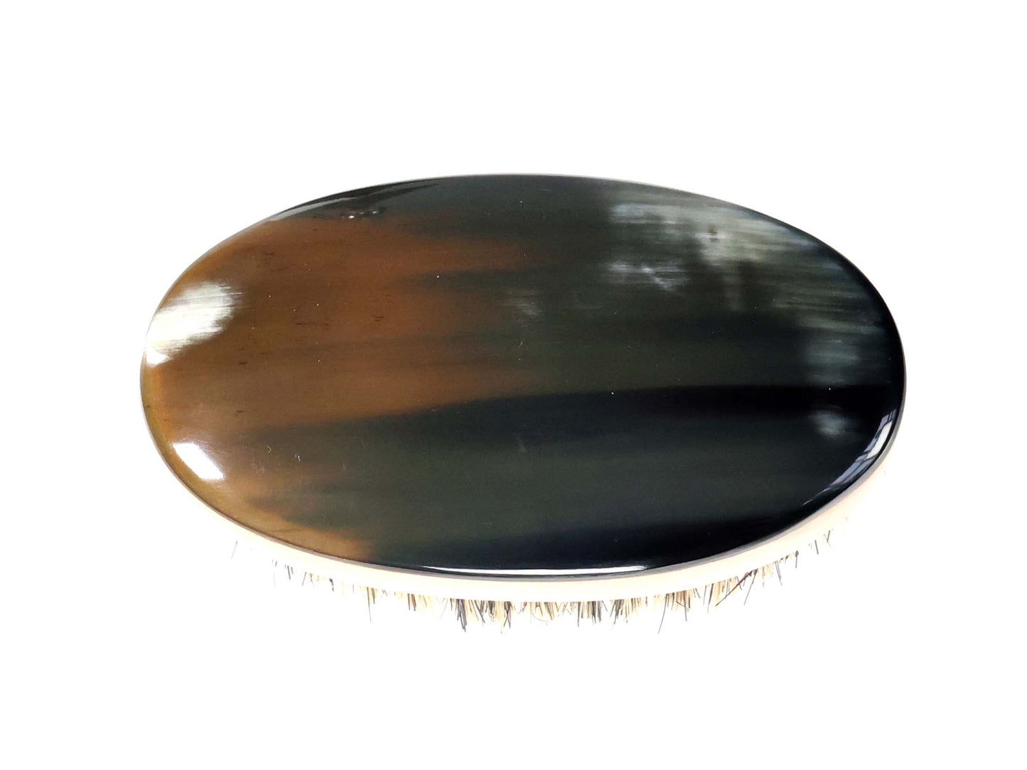 Engravable Real Horn Hair Brush-HB258