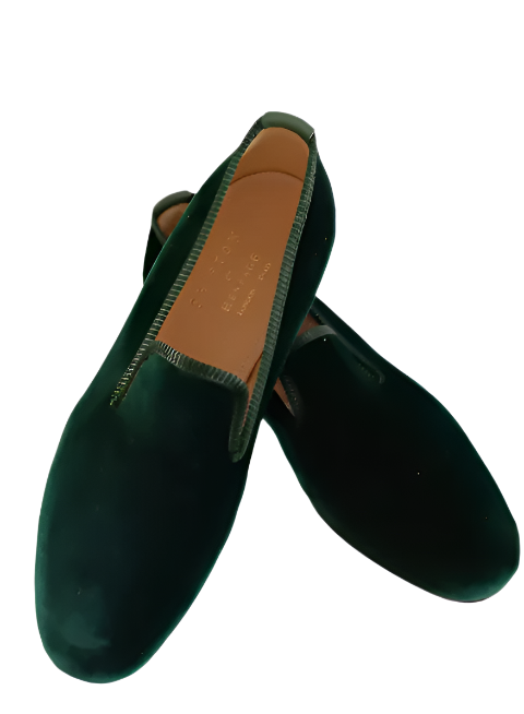 green velvet with calf lining
