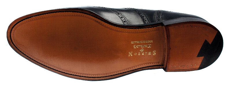 ALBEMARLE Black Calf Brogue Sole