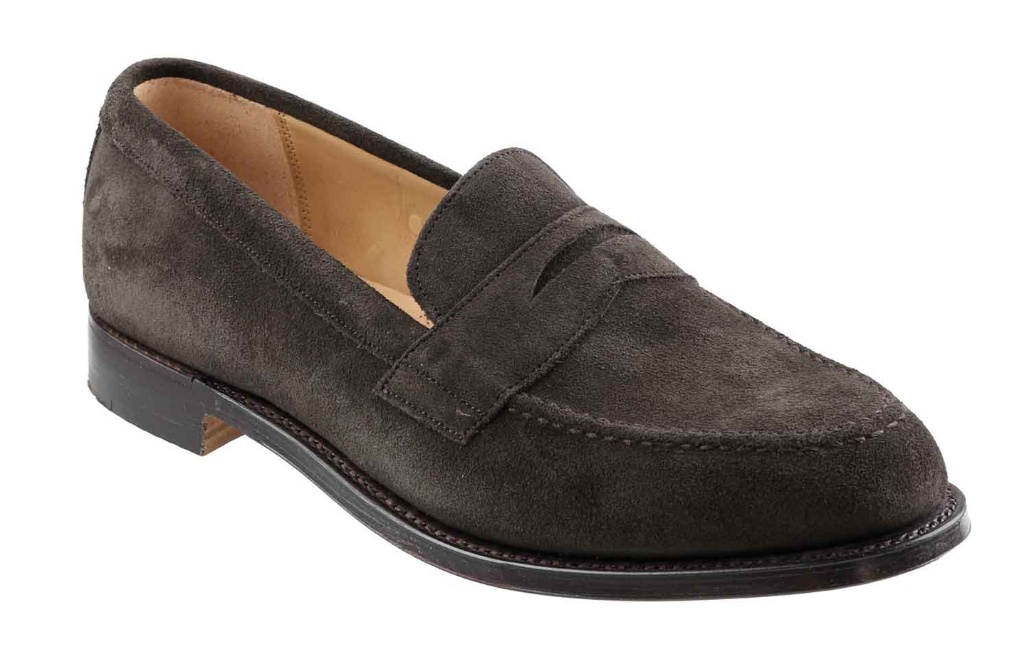 Arran Chocolate Suede Loafer