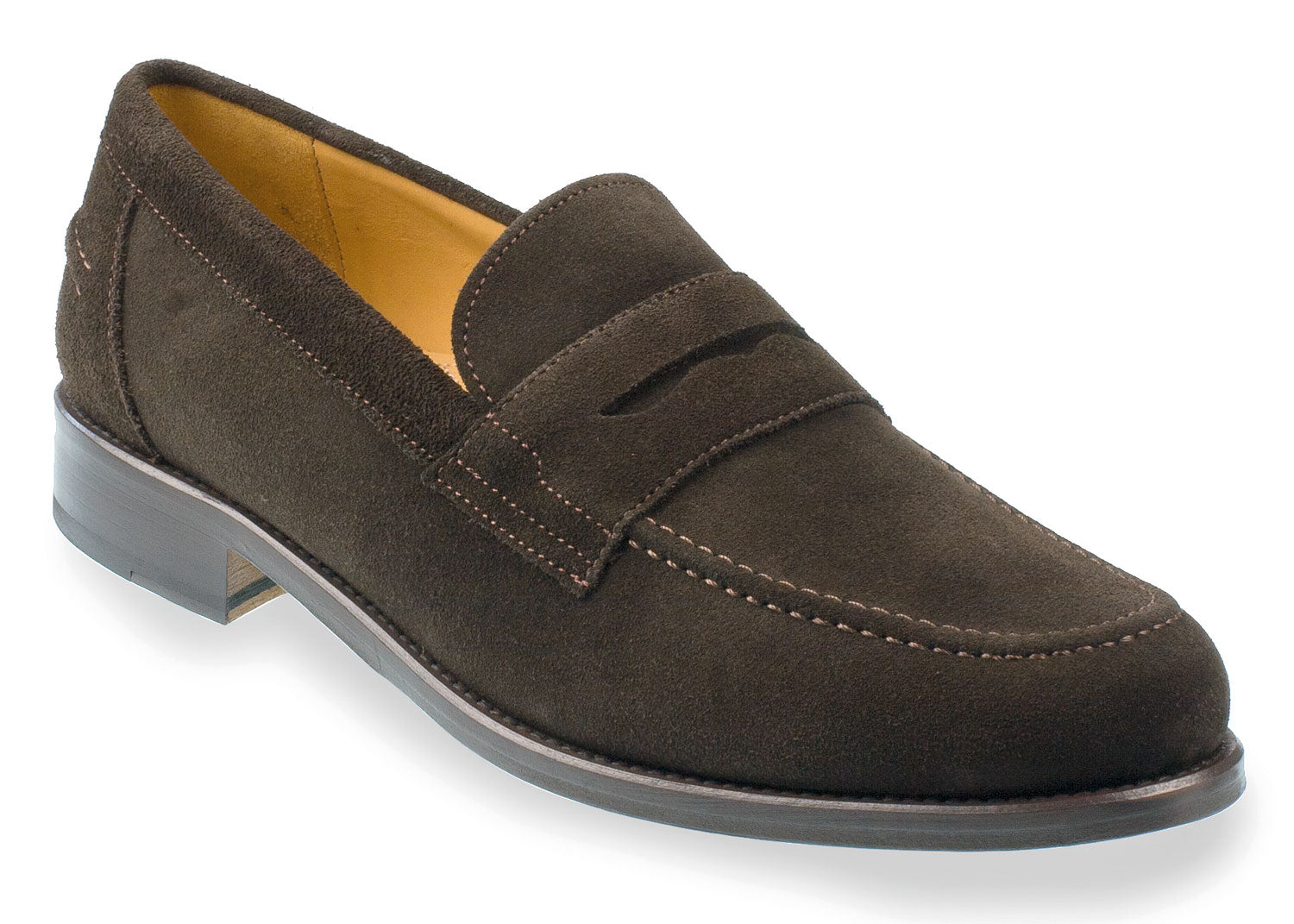 Avon - Mens Chocolate Suede Calf Loafer