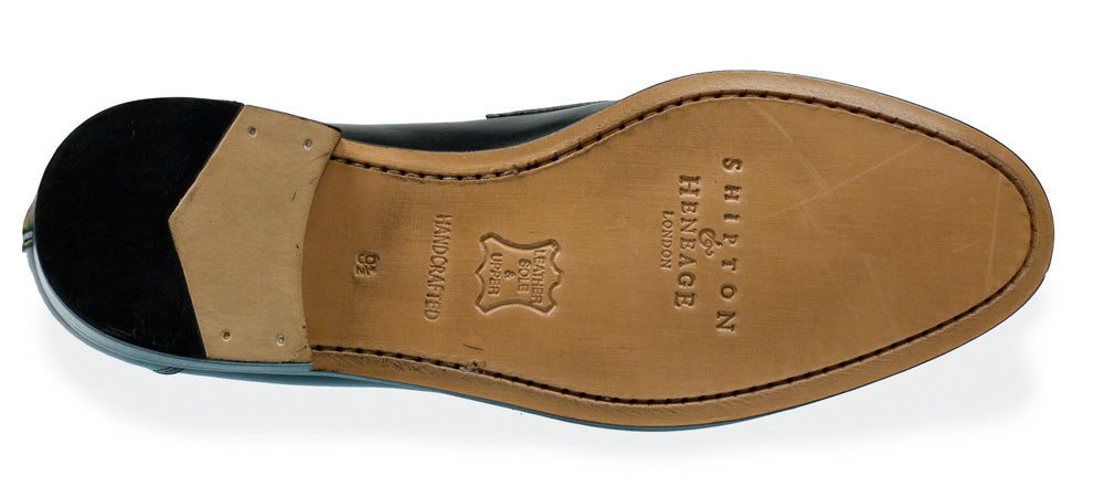 Axe - Mens Black Calf Loafer Sole