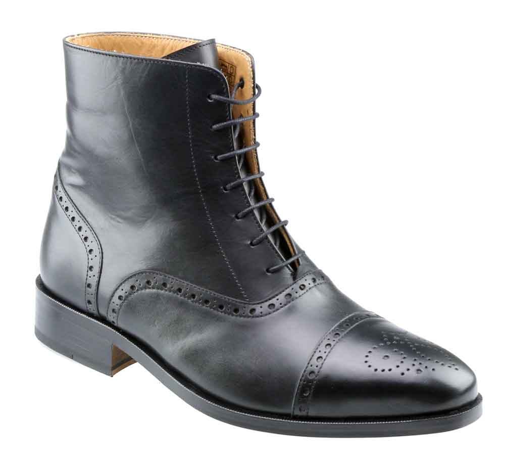 Black Mens Balmoral Boot