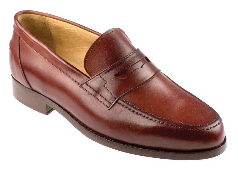 Bourne Mens Brown Calf English Loafer