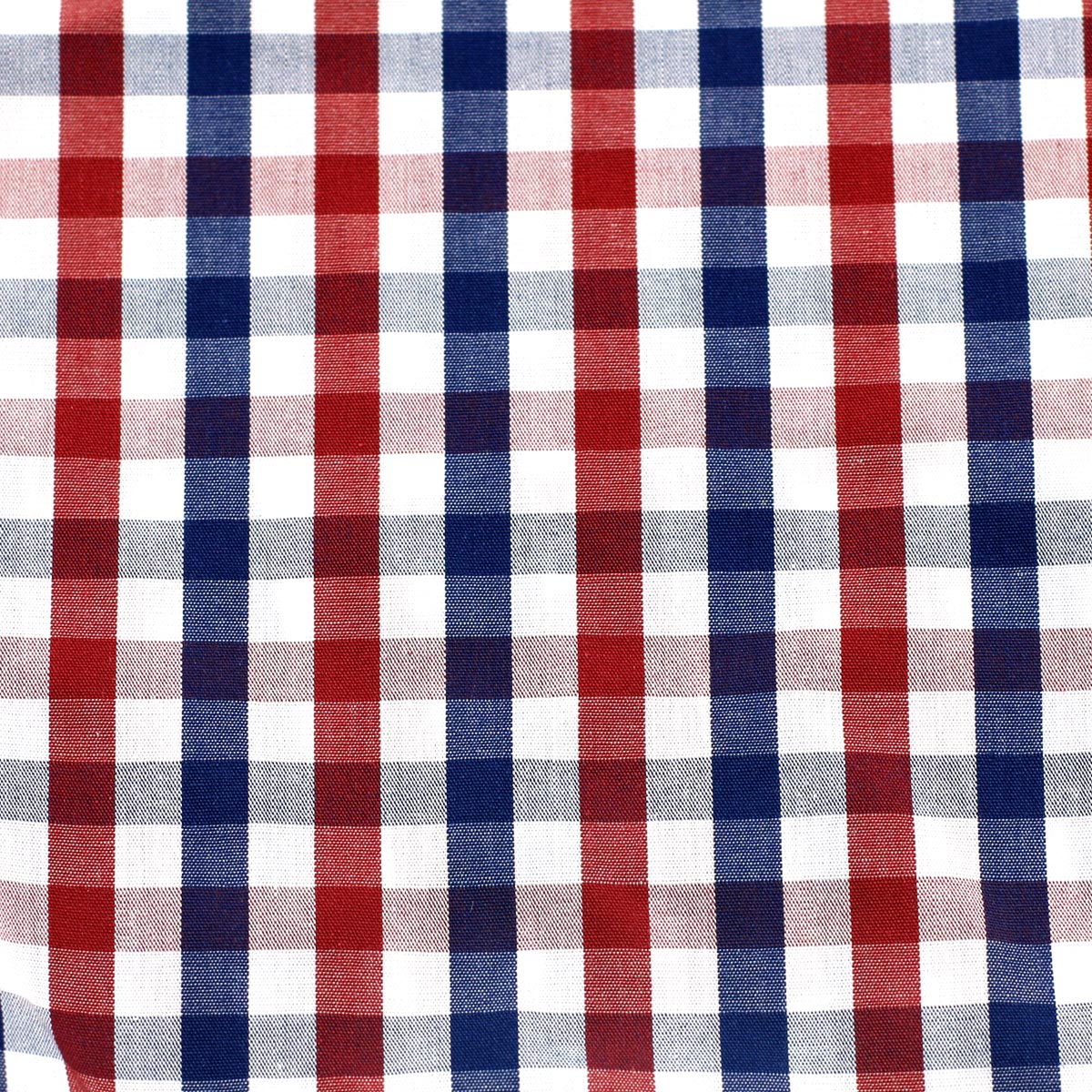 Mens Red White Blue Check Cotton Boxer Shorts