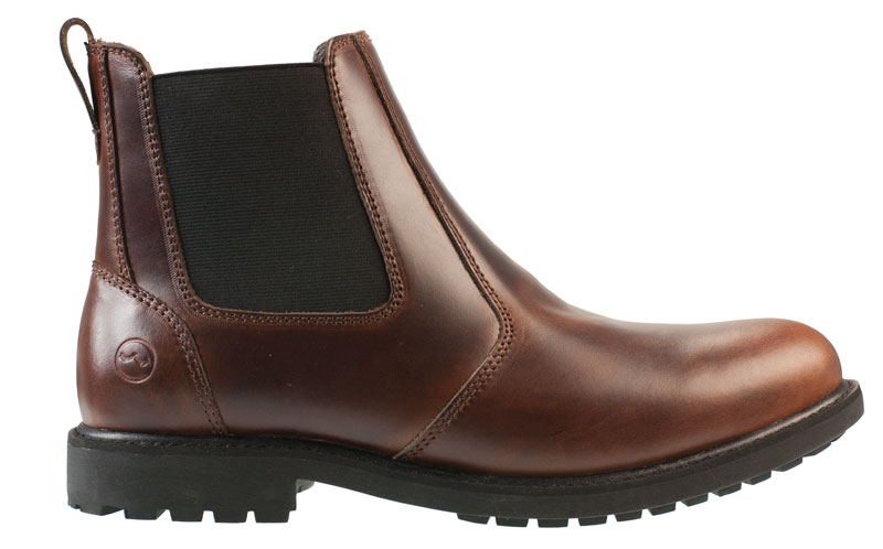 Brecon - Men's Brown Leather Dealer Boot Side