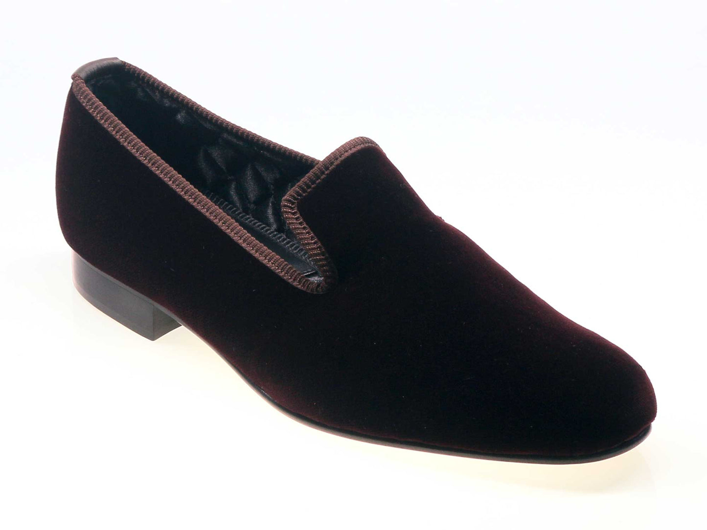 Brown Velvet Slipper