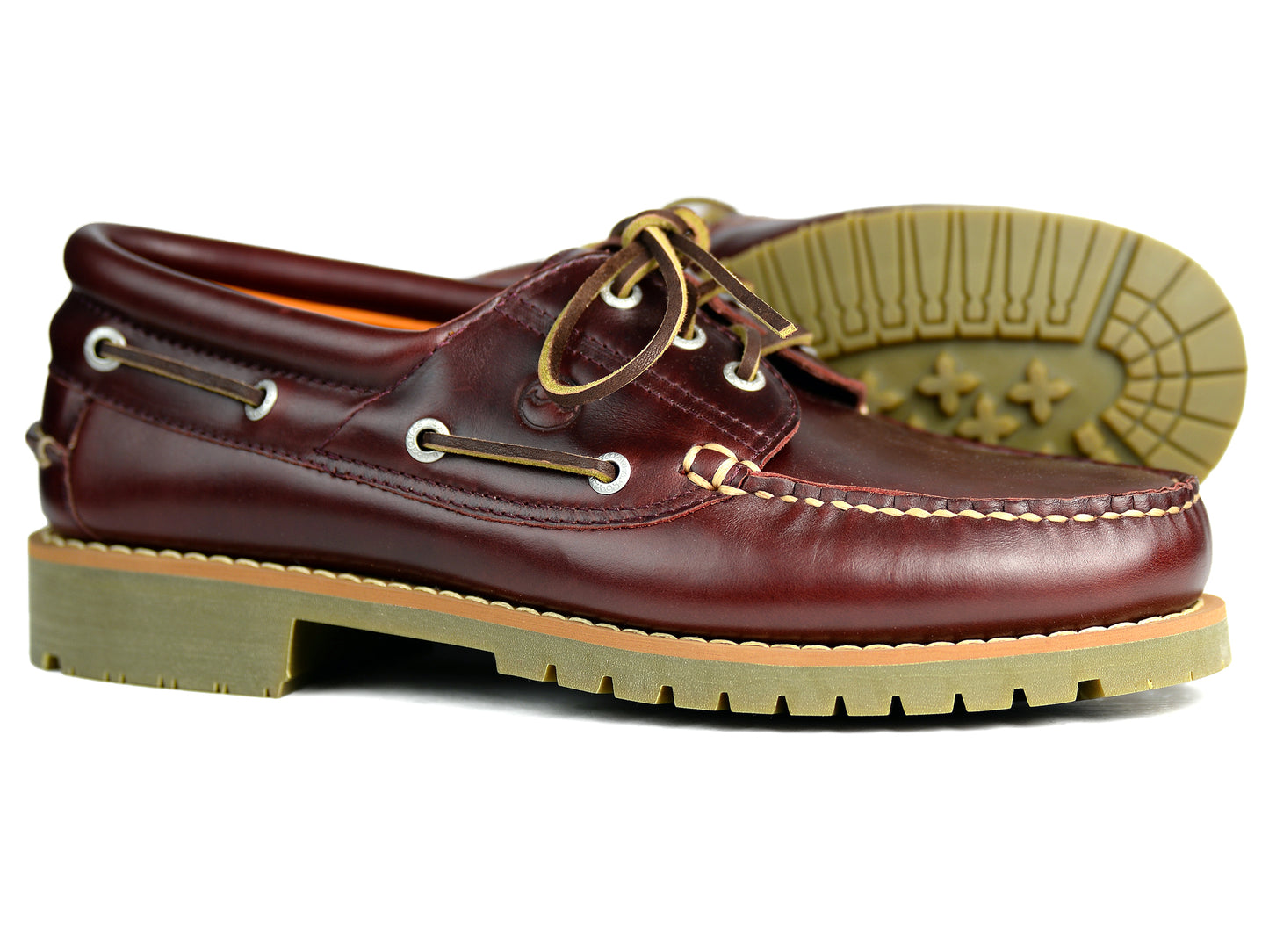 Cutter Mens Burgundy Sailing Shoe
