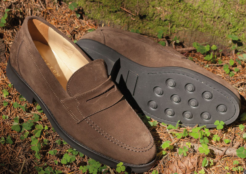 Cam Mens Brown Suede Loafers II