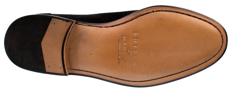 Avon - Mens Chocolate Suede Calf Loafer Sole