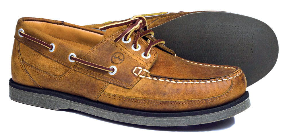 Clipper Sand Nubuck Boat Shoe