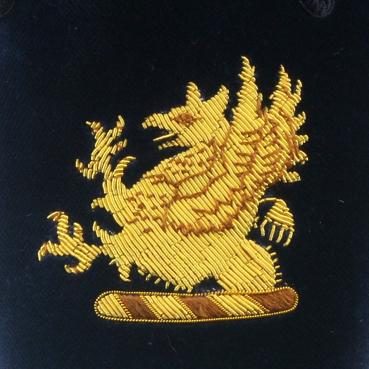 Family Crested Velvet Slippers