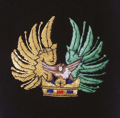 Family Crested Velvet Slippers Close I