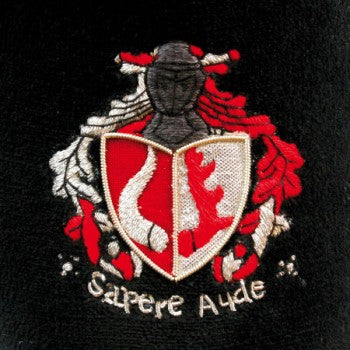 Family Crest Velvet Cushion Close IV