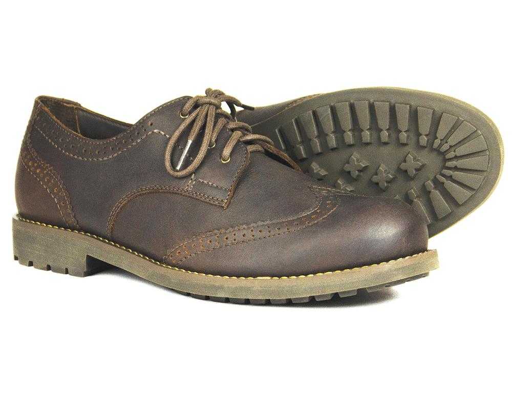 Mens Dark Brown Country Brogue