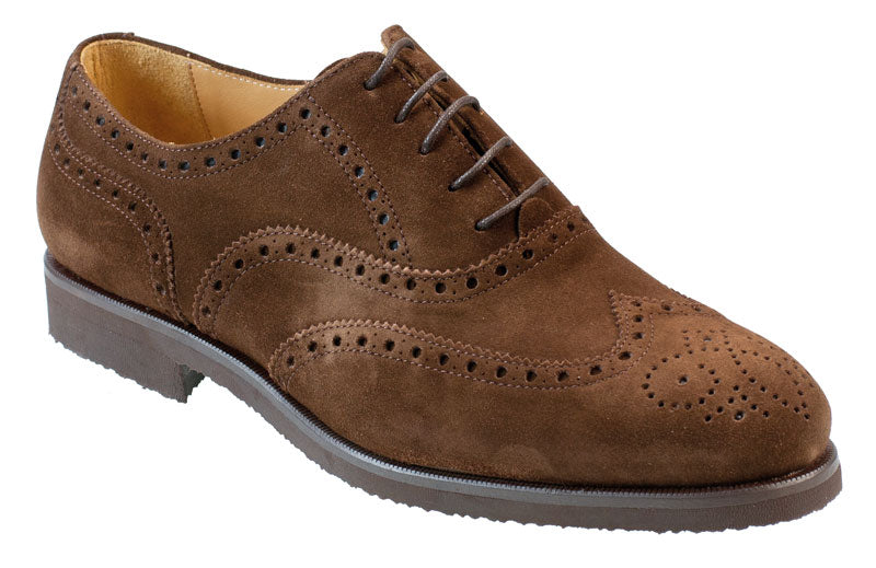 DERWENT (Tobacco suede brogue)