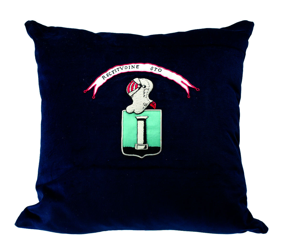 Family Crest Velvet Cushion