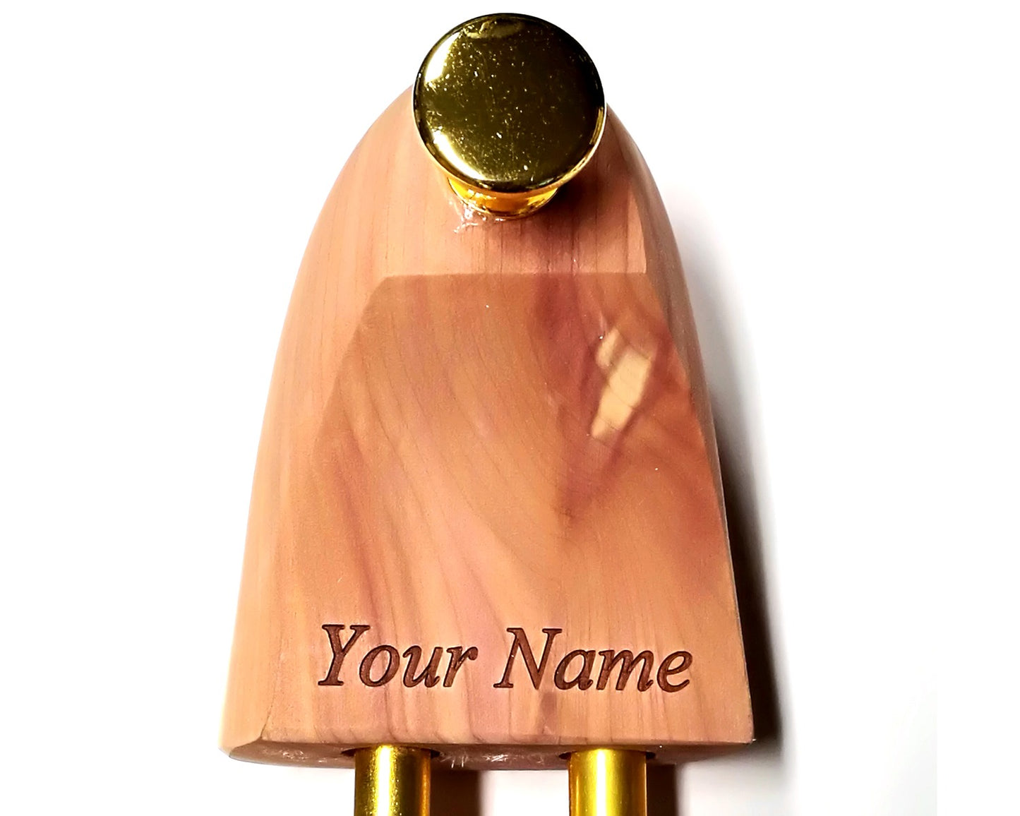 engraved shoe trees