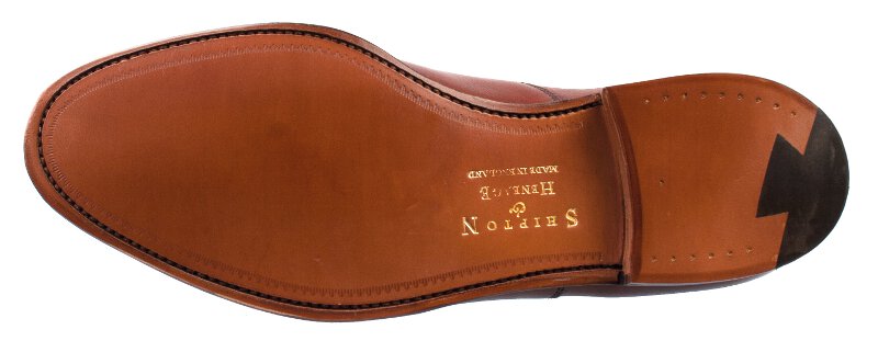 Fitzroy Brown Calf Oxford Leather Sole