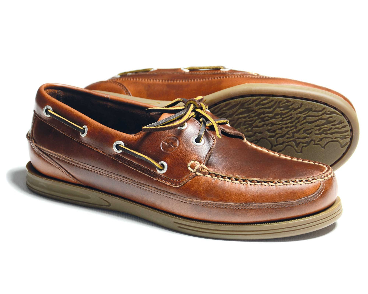 Fowey Brown Boat Shoe