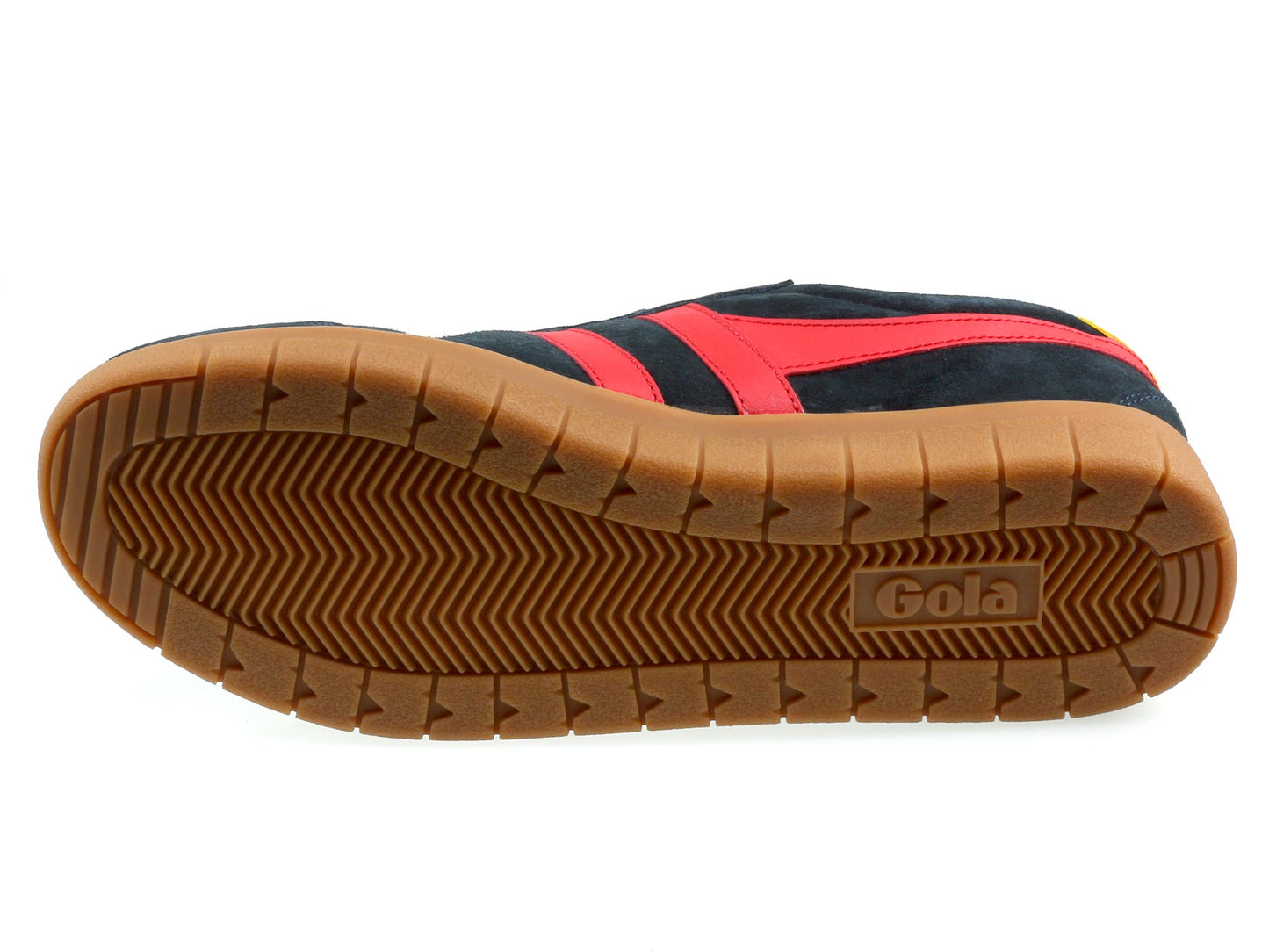 Hurricane Mens Navy Red Suede Classic Trainers