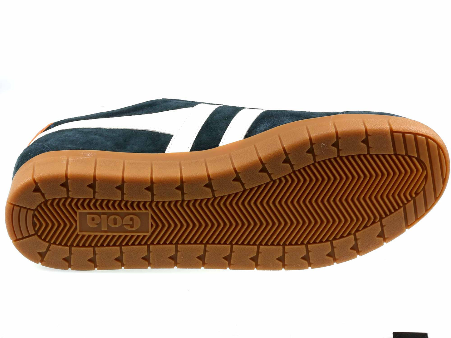 Hurricane Mens Navy White Suede Classic Trainers