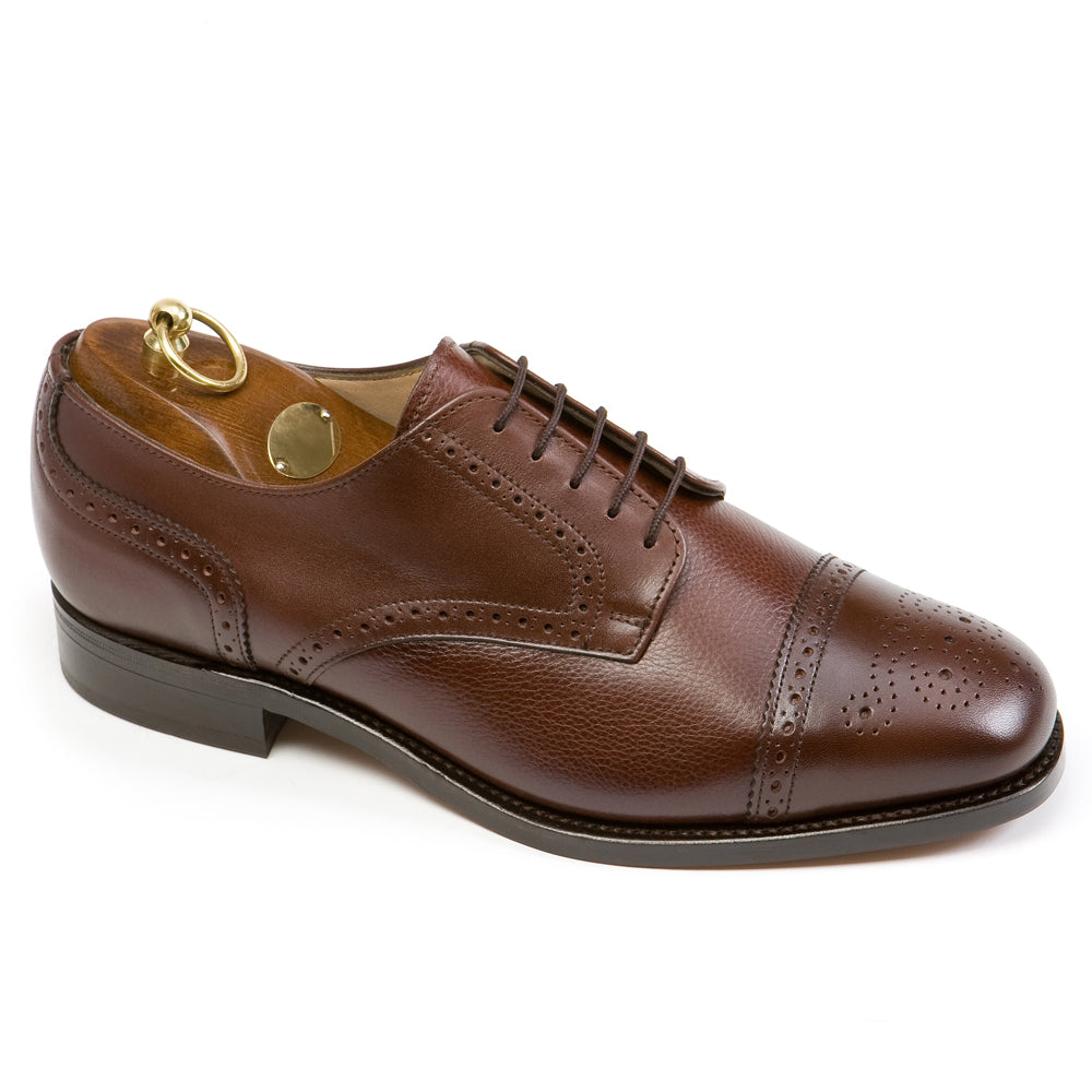 GUILDFORD Wide Brown Leather Half Brogue Gibson