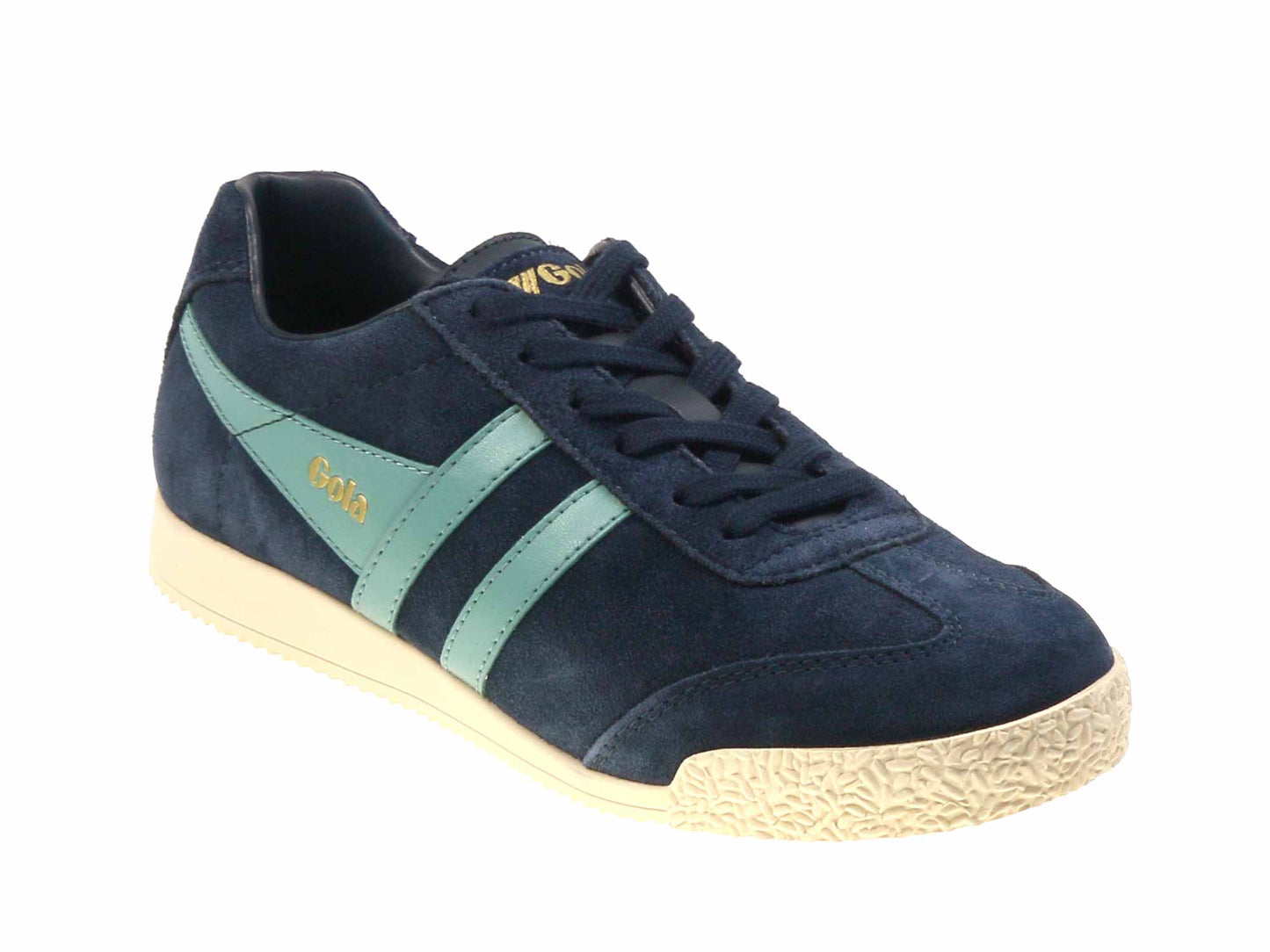 Harrier Ladies Navy Sea Mist Suede Classic Trainers