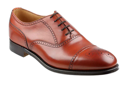 Harris Brown Calf Half Brogue Side