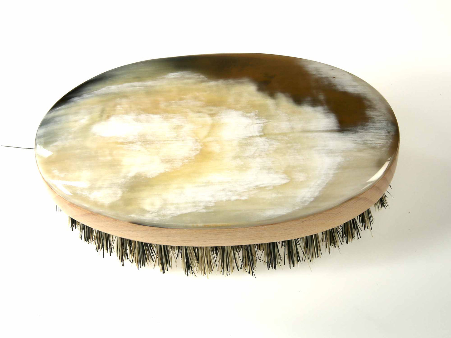Engravable Real Horn Hair Brush-HB242