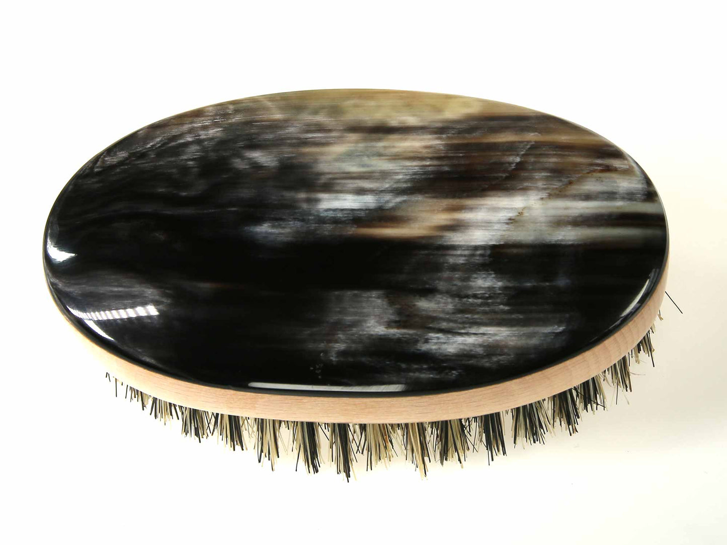 Engravable Real Horn Hair Brush-HB243