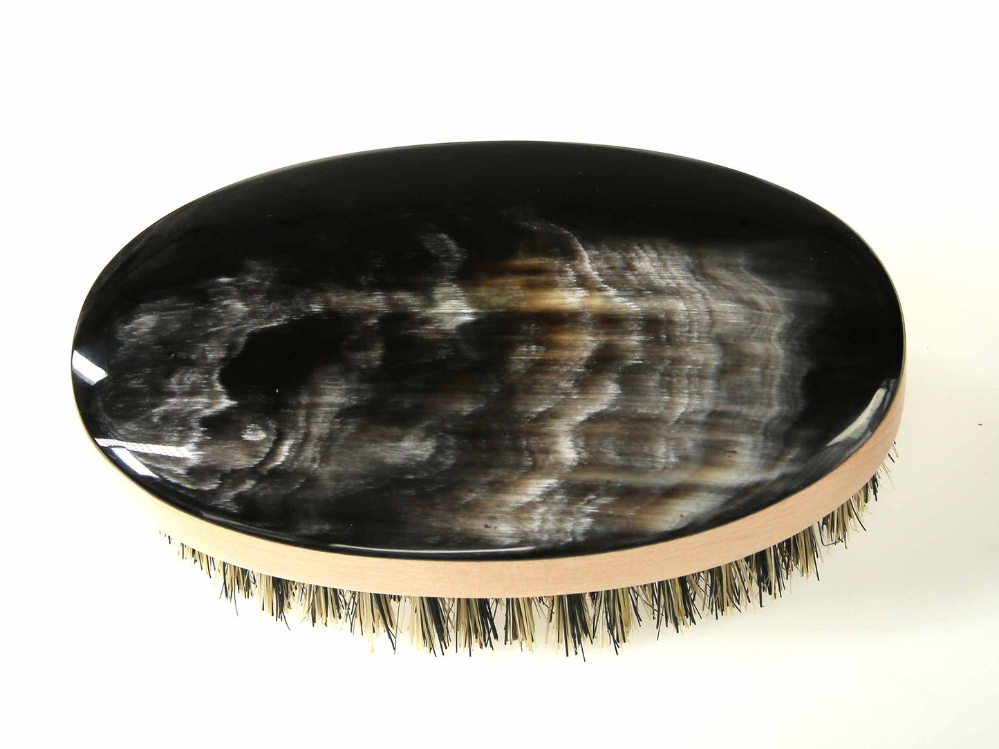 Engravable Real Horn Hair Brush-HB247