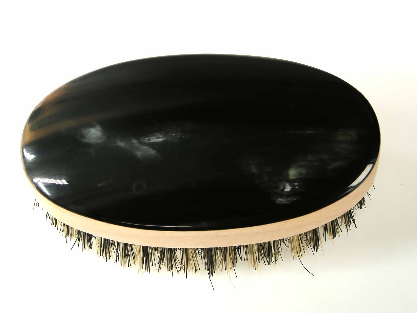 Engravable Real Horn Hair Brush-HB248