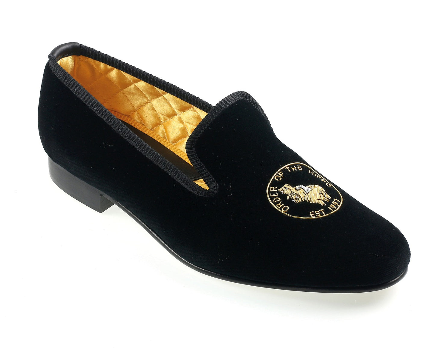 Hippo Club Velvet Slippers