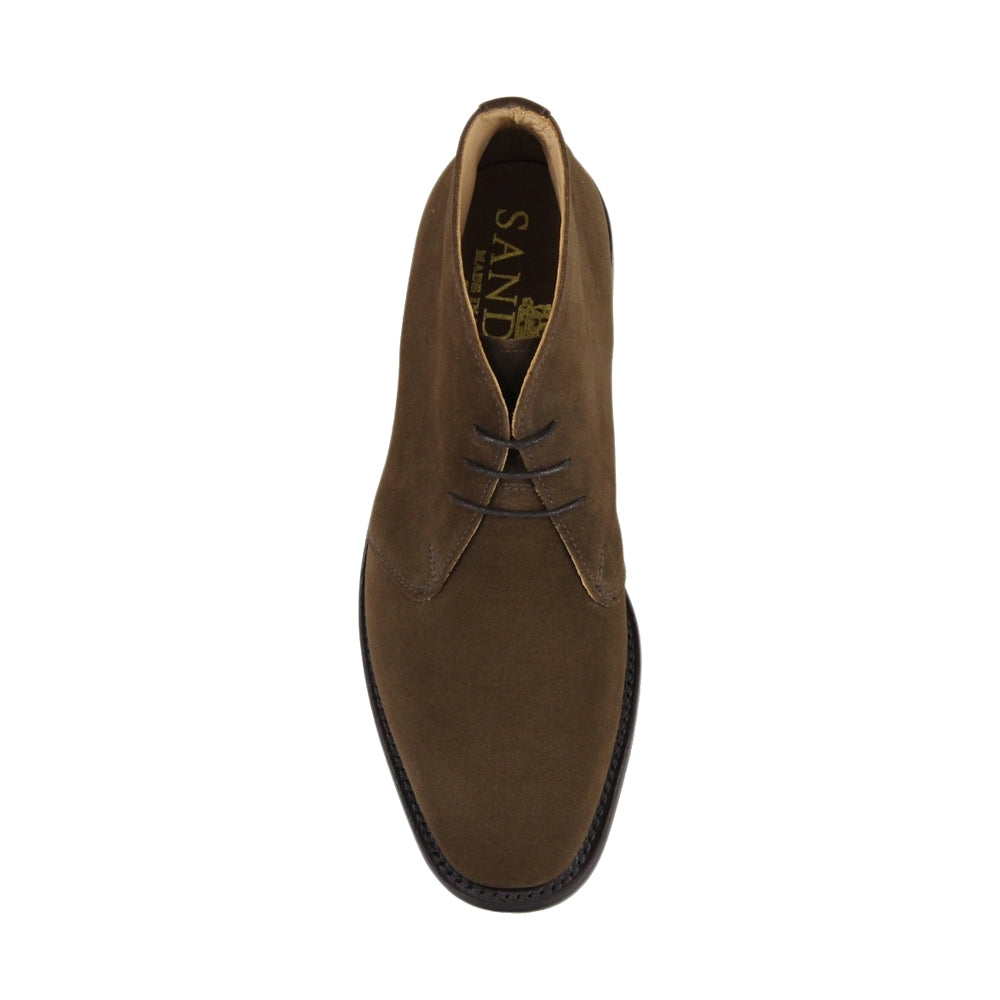 Holborn Mens Brown Suede Chukka Boot Top