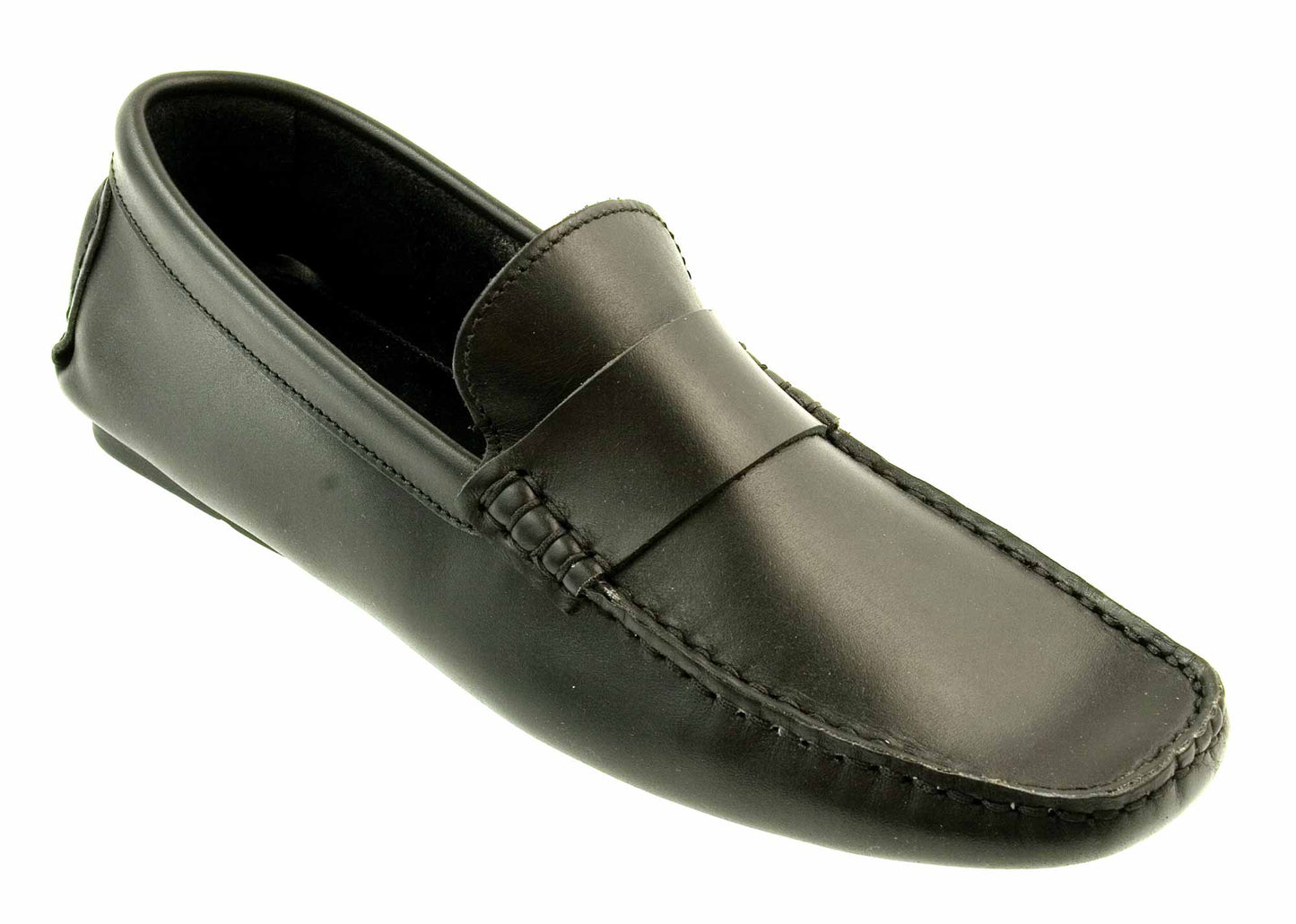 RHODES Black Calf driving shoe