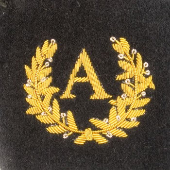 Initialled 'Imperial' Velvet Slipper Close