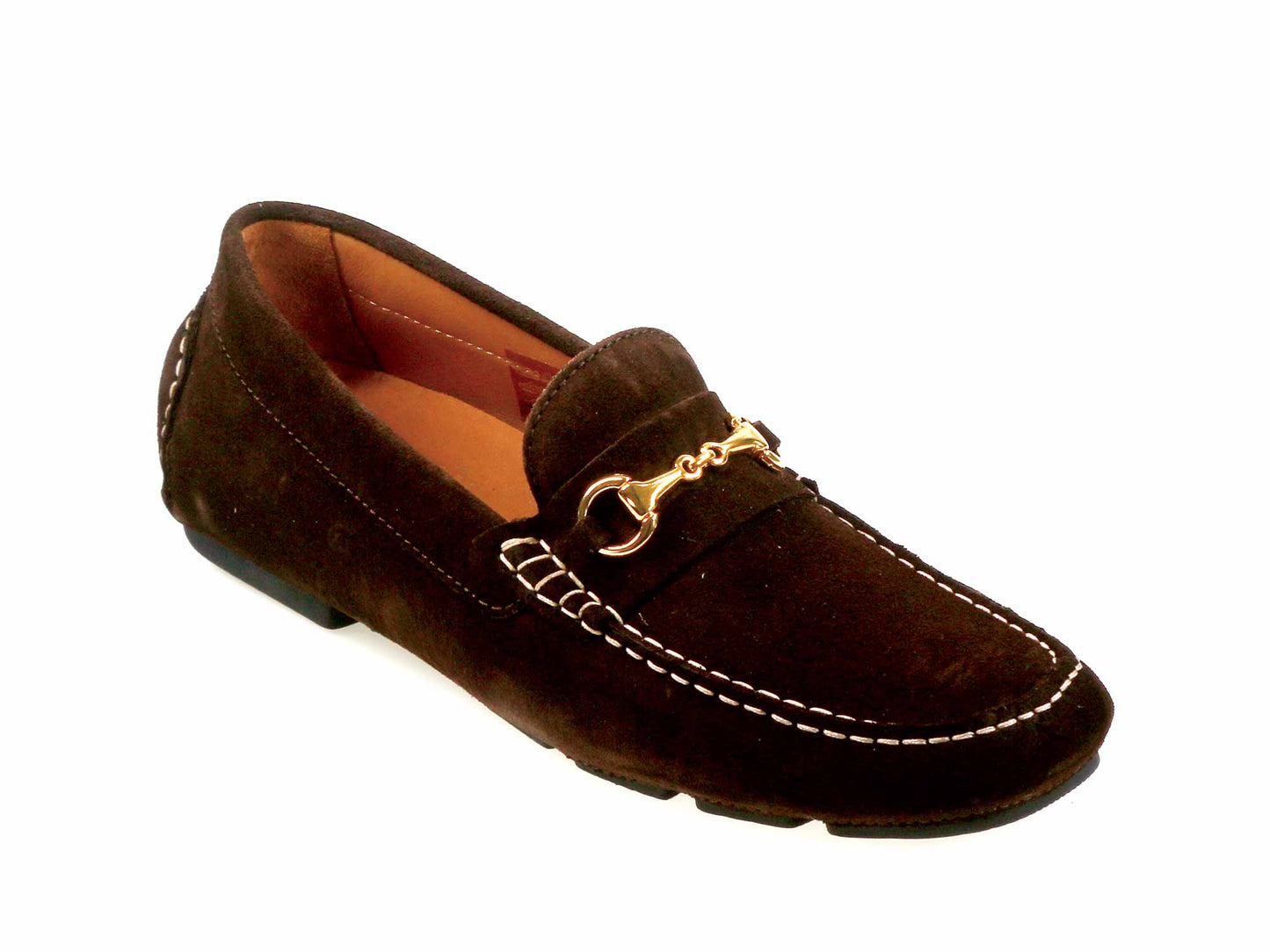 ISOLA Mens Chocolate Suede Driving Shoe