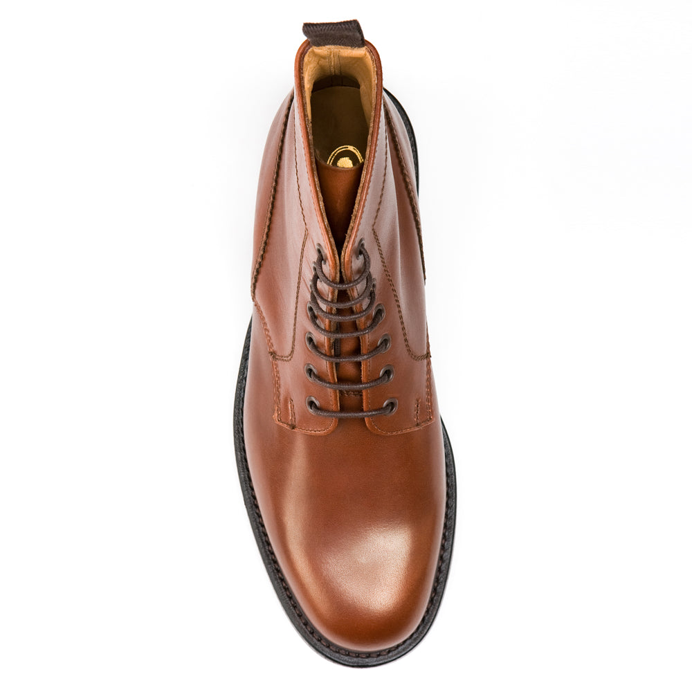 Kelso Brown Boot Commando Top View
