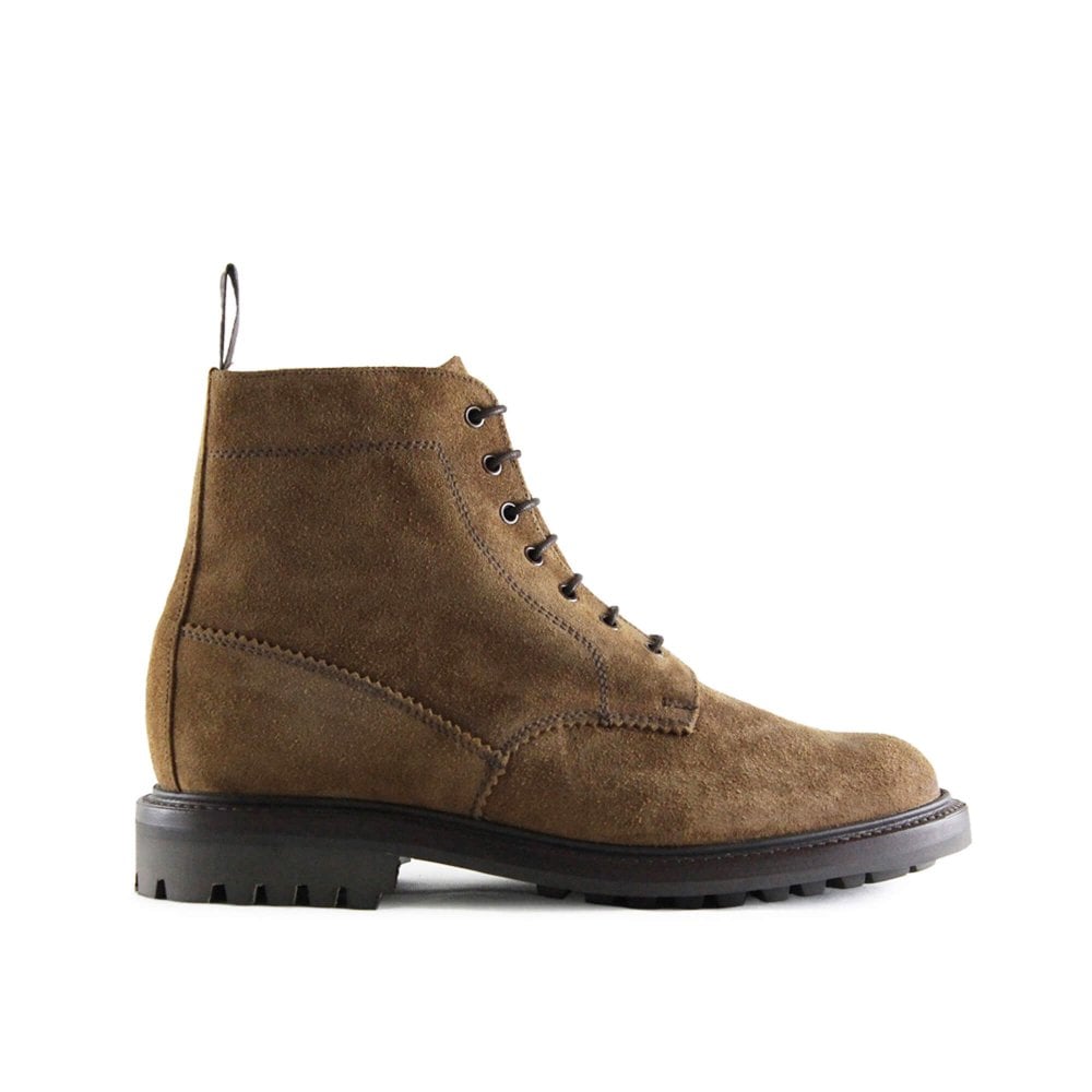 Kelso Mens Brown Waxy Suede Derby Boot