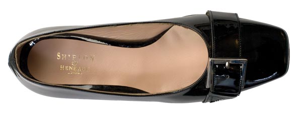 FLORENTINA Ladies Mustard Suede Court Shoe Top