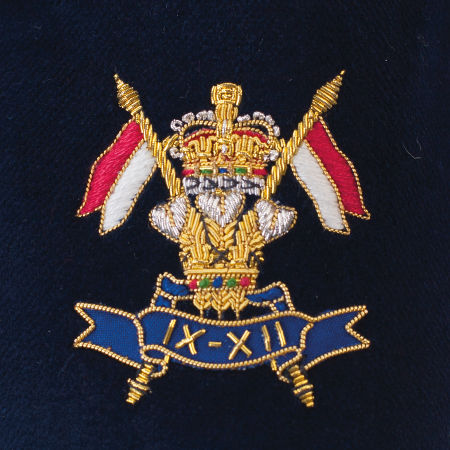 Regimental Velvet Slippers VI close Lancers