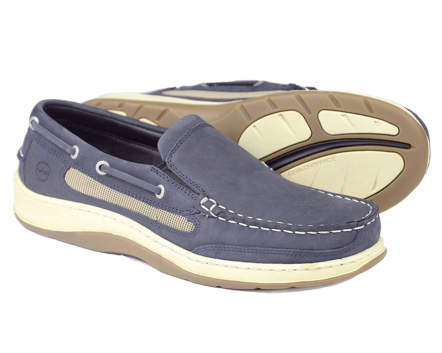 Largs Navy Nubuck Deck Shoe