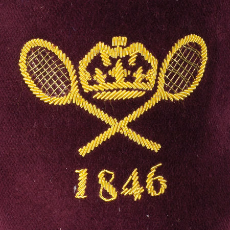 Club and Society Velvet Slippers XV close