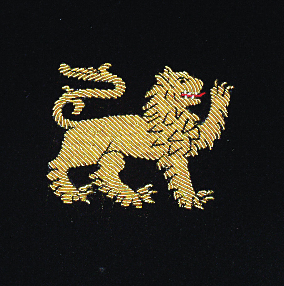 Leo Embroidered Velvet Slipper