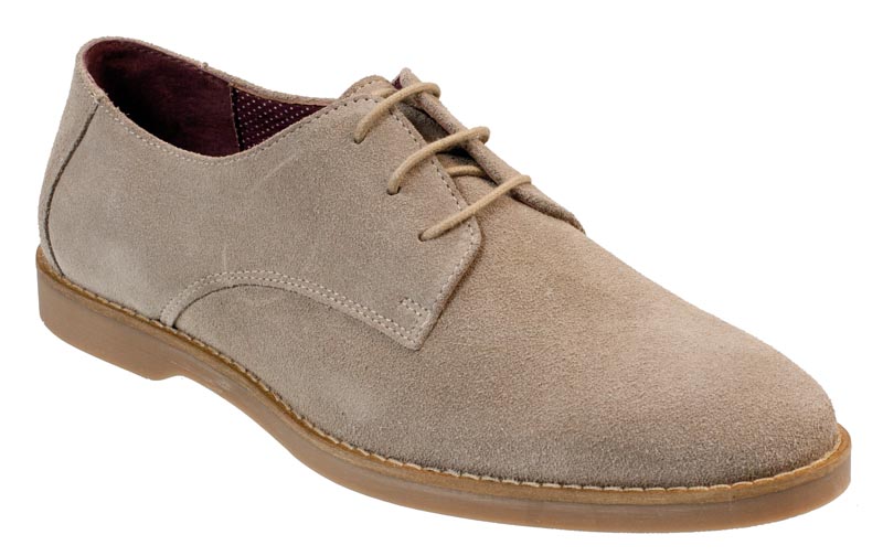 LIPARI - Mens Suede Summer Derby Fawn Suede